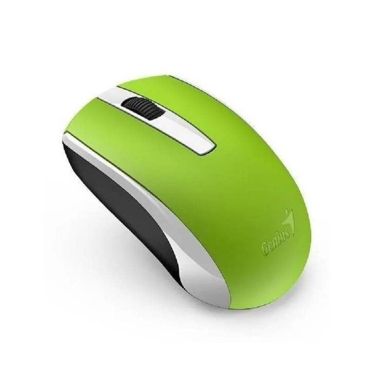 GENIUS ACCESORIOS  DE  TECNOLOGIA - Mouse inalambrico eco-8100 recargable verde