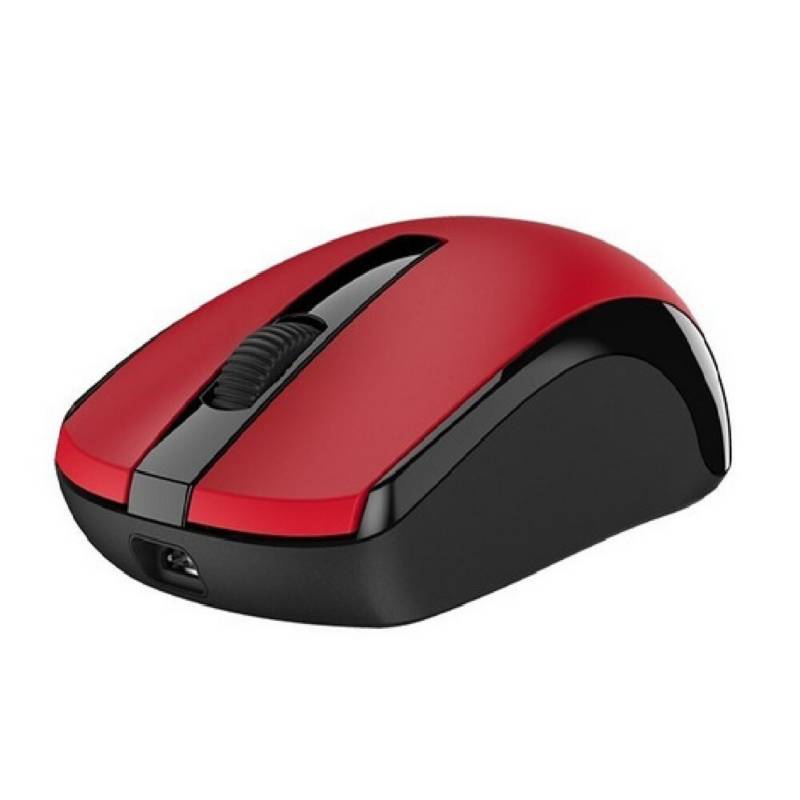 GENIUS ACCESORIOS  DE  TECNOLOGIA - Mouse inalambrico eco-8100 recargable rojo
