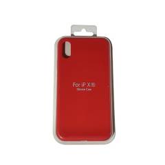 Funda Silicone Rojo Compatible Iphone Xr