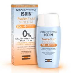 Isdin - Protector Solar Fusion Fluid Mineral Líquido Isdin 50 ml