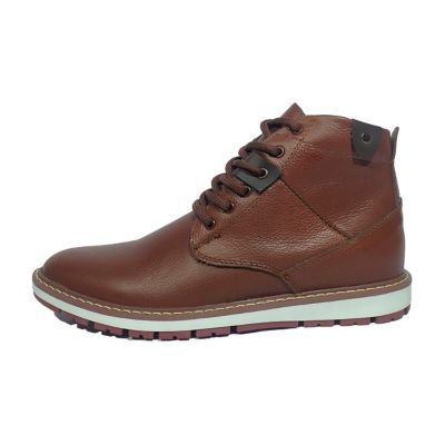 Bota Casual En Cuero Hombre Monserrate Sangría Dortmund