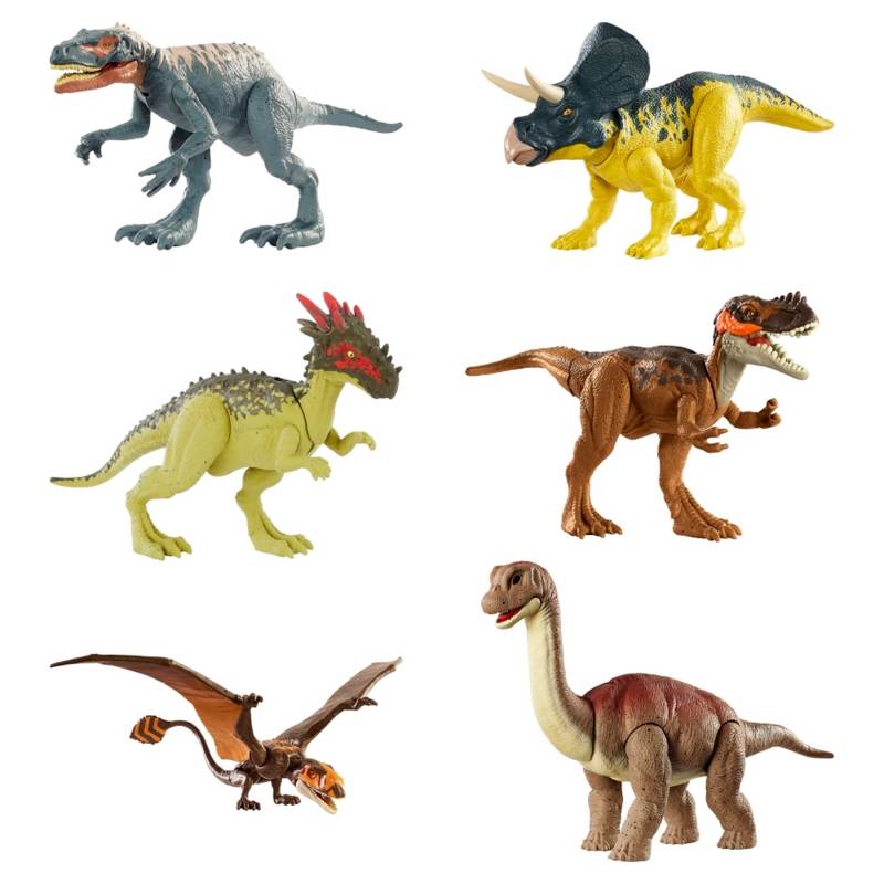 JURASSIC WORLD Figura de Acción Jurassic World, Dinosaurios Rugido Salvaje  