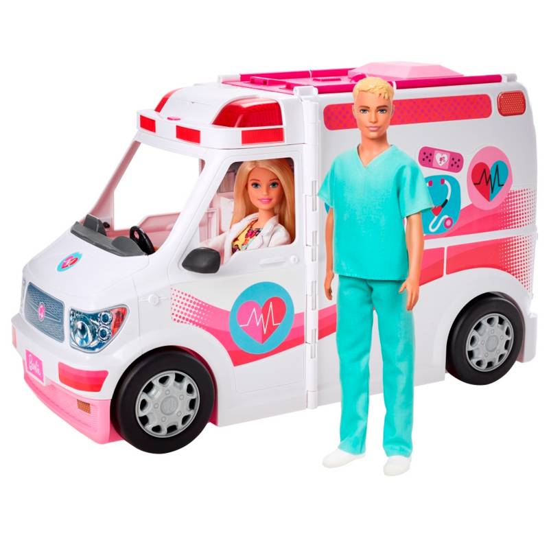 Barbie - Muñeca Barbie Careers Hospital Móvil Doctor Y Enfermera 