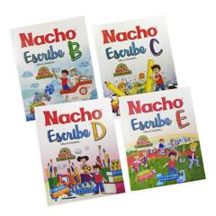 GENERICO - Cartilla Nacho Libro Actividades Escribe Set X 4 - Varios