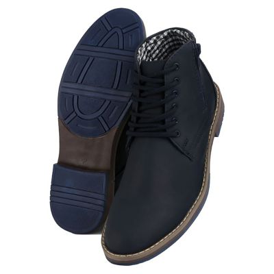 Bota Casual En Cuero Para Hombre Monserrate Azul Qatar