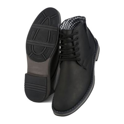 Bota Casual En Cuero Para Hombre Monserrate Negro Qatar