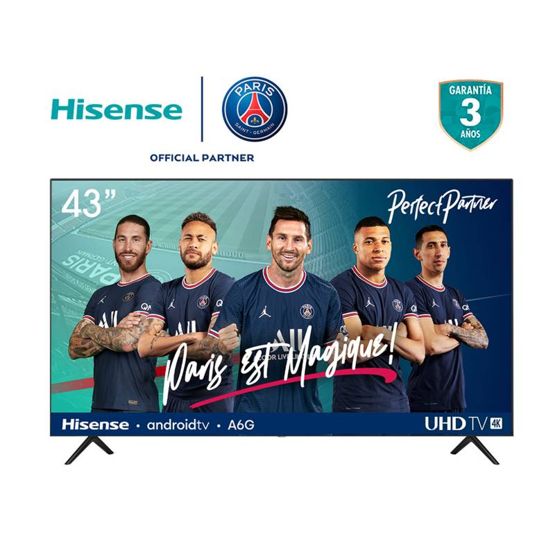 Hisense - Televisor Hisense 43 Pulgadas 4K Ultra HD Smart TV
