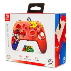 Control Alámbrico Mario Vintage Nintendo Switch