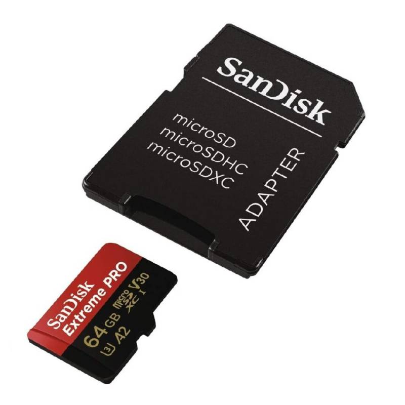 Sandisk - Memoria original sandisk 64gb extreme pro micro sd