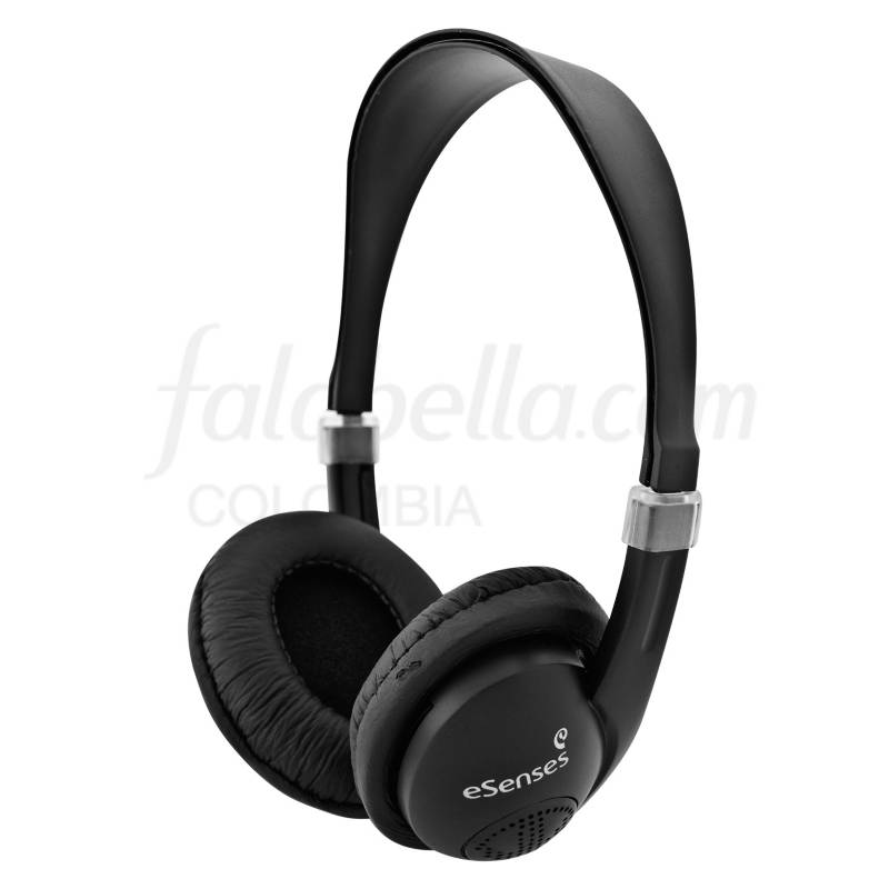 Audífonos sin Micrófono Soporte Diadema Auriculares Grandes Negro HP-501  ESENSES