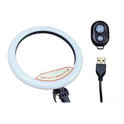 Aro De Luz Led, Control Remoto, 2 Soportes Celular Sat Accesorios