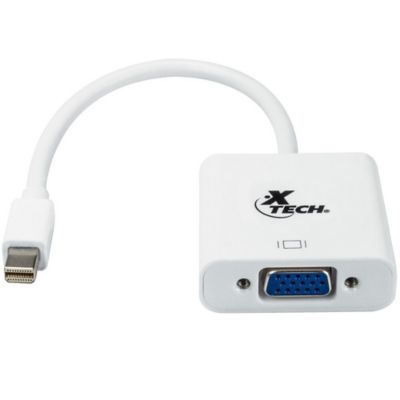 Adaptador Mini Displayport / Thunderbolt 1 2 A Vga Xtech Xtc-340