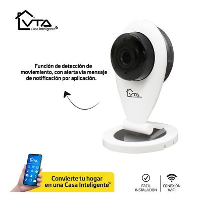 Camara Wifi Fija 1080P Con Grabacion En Micro Sd Vta Vta-84601