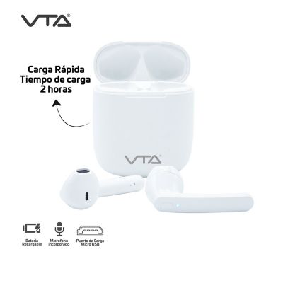 Audifonos Inalambricos Bluetooth 5.0 Con Estuche Vta Vta-81881