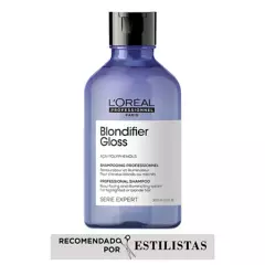 LOREAL PROFESSIONNEL - Shampoo Loreal Professionnel Blondifier gloss nutrición y cuidado del rubio 300ml