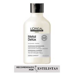 Loreal Serie Expert - Shampoo Serie Expert Metal Detox sin sulfatos para cabello dañado con color 300ml