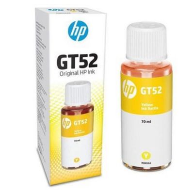 Botella De Tinta Amarillo Hp Gt52 Original