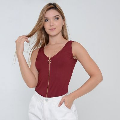 Body Blusa Mujer Manga Sisa Con Cierre Joy Baby P70055