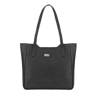 Bolso De Hombro Macoly 013 Jg Cuero Negro 5937