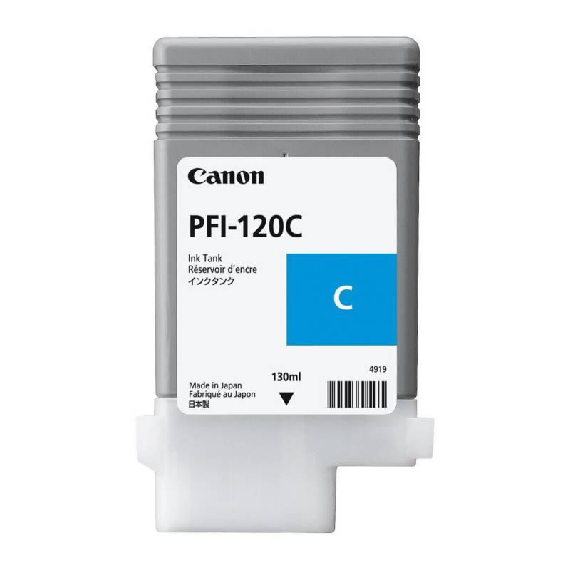 CANON - Tinta azul pfi-120c pigmentada de 130 ml