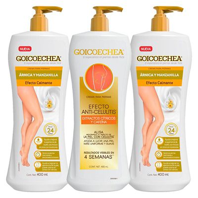 Kit Goicoechea Arnica Y Manza X2 + Anticelulitis Calmante