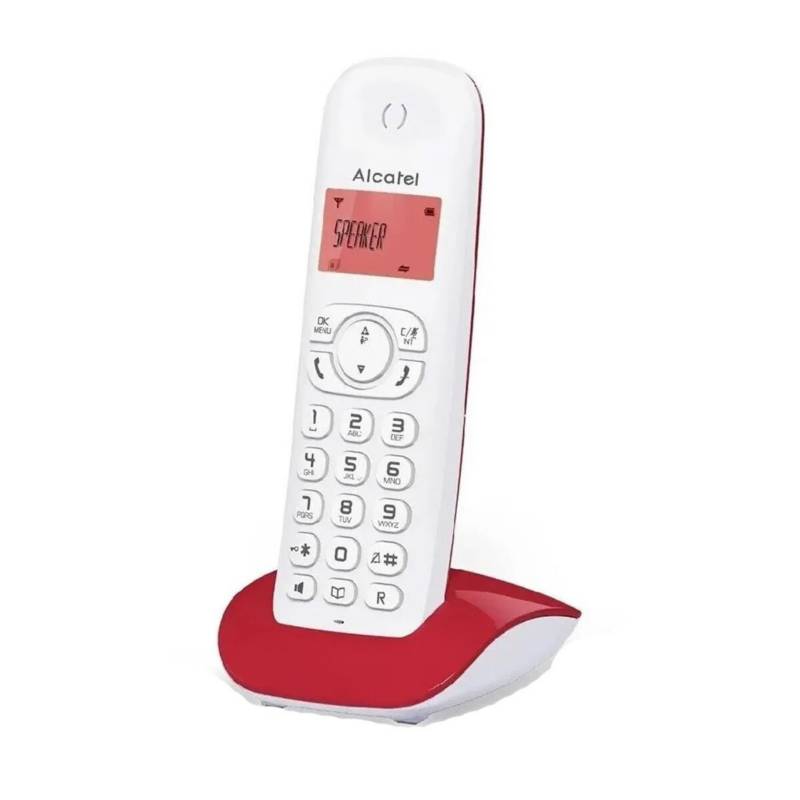 Alcatel - Telefono inalambrico alcatel c350 color rojo