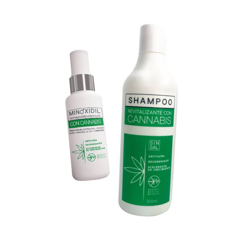  - Kit Crecimiento Capilar Shampoo + Minoxidil Hombre