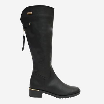 Bota Para Mujer Fiorenzi Caña Alta - Rita Negro