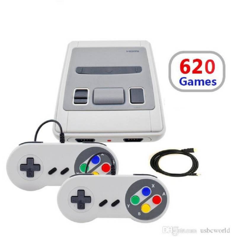 GENERICO - Mini consola clasica retro 620 video juegos