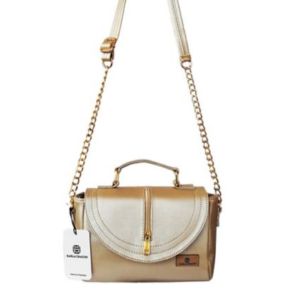 Bolso Bandolera Karla Chacon De Hombro Zeny Dorado Zeny-Dorado