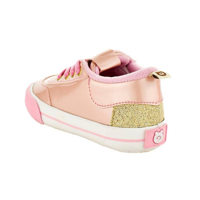 Tenis bebé melosos zapatos rosa brillantes MUNDO BEBE falabella.com