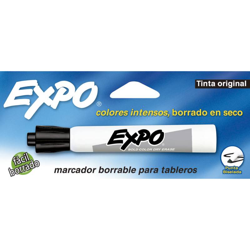 Expo - Marcador Borrable Negro Tx1
