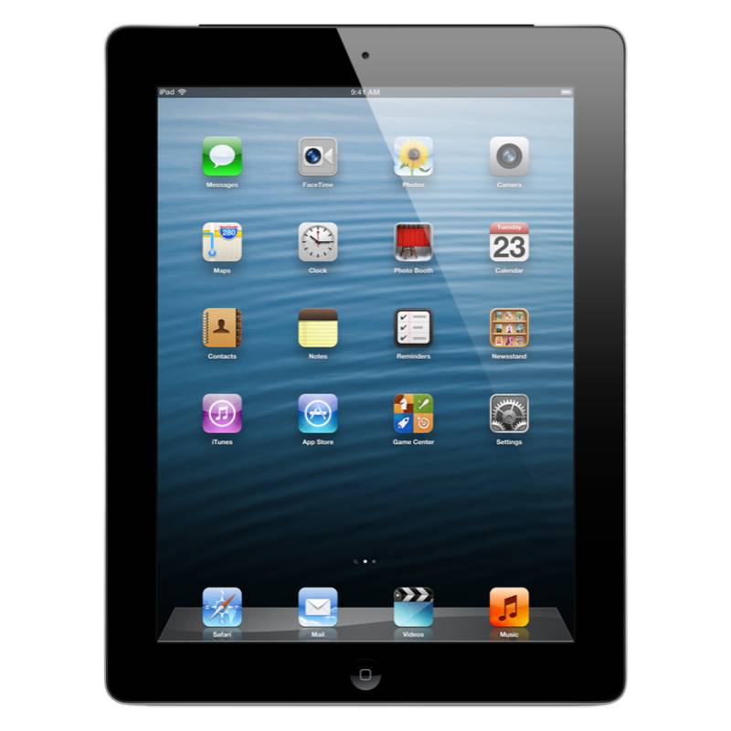 Apple - iPad con Pantalla Retina Wi-Fi+Cellular 32GB Negro