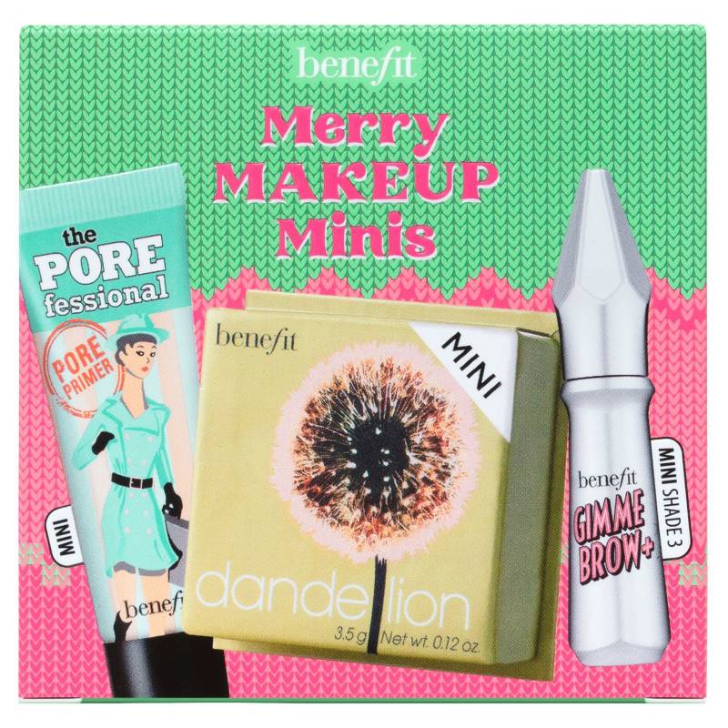 Benefit - Set de maquillaje Merry make up minis Benefit: Porefessional 7.5 ml, DandelionBOP 3.5 g, GimmeBrow+ 1.5 g