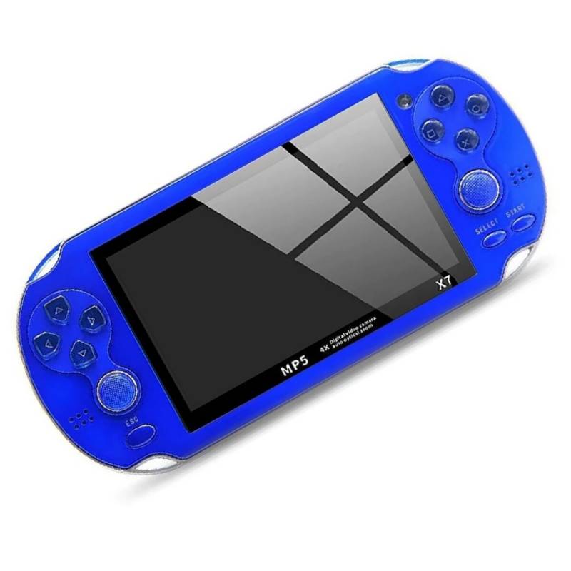 Consola Portatil 7 Pulgadas Mp5 Azul