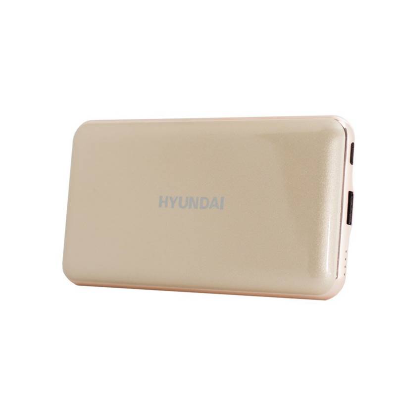 Hyundai - Batería hyundai razor wireless 10.000mah dorado