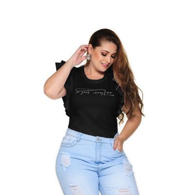 Blusa Manga Sisa Plus Size Mujer Trucco's Jeans P2438