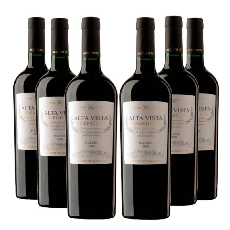  - Vino Alta Vista Premium Malbec x6 Botellas