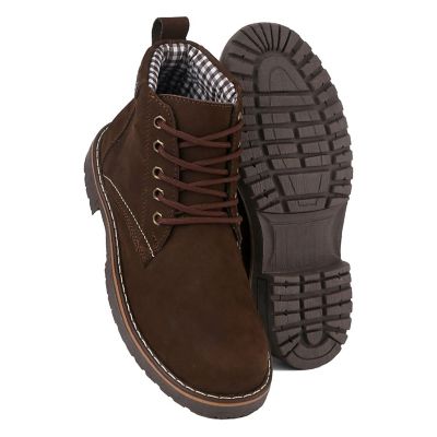 Bota Casual Para Hombre En Cuero Color Café Monserrate Denver