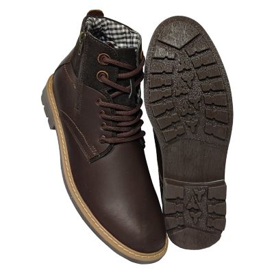 Bota Casual Para Hombre En Cuero Color Otoño Monserrate Kiev