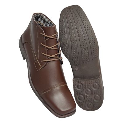 Bota Casual En Cuero Para Hombre Color Café Monserrate Abu Dhabi