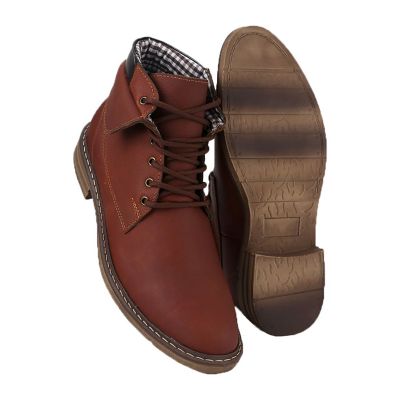 Bota Casual Para Hombre En Cuero Color Miel Monserrate Oklahoma