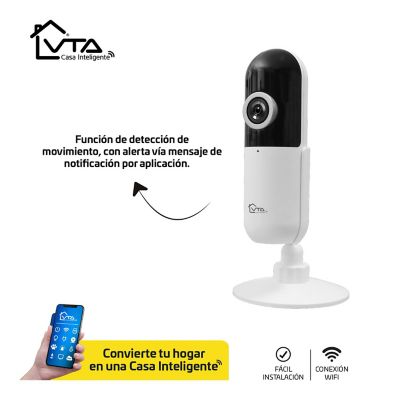 Camara Wifi Fija 1080P Con Grabacion En Micro Sd Vta Vta-84604