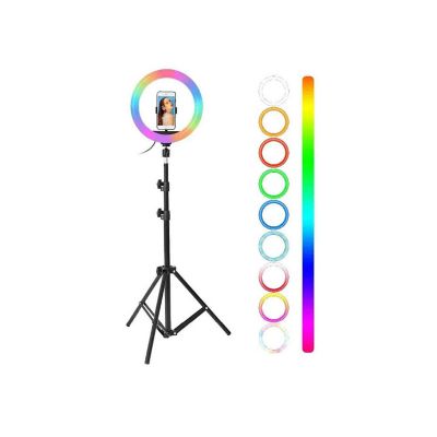 Aro De Luz Led Flash 26 Cm Foto Selfie Colores Generico Otras Marcas