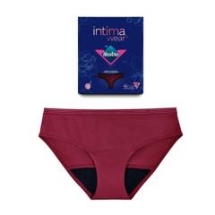 Panty Reutilizable Intima Wear - Bikini Vinotinto