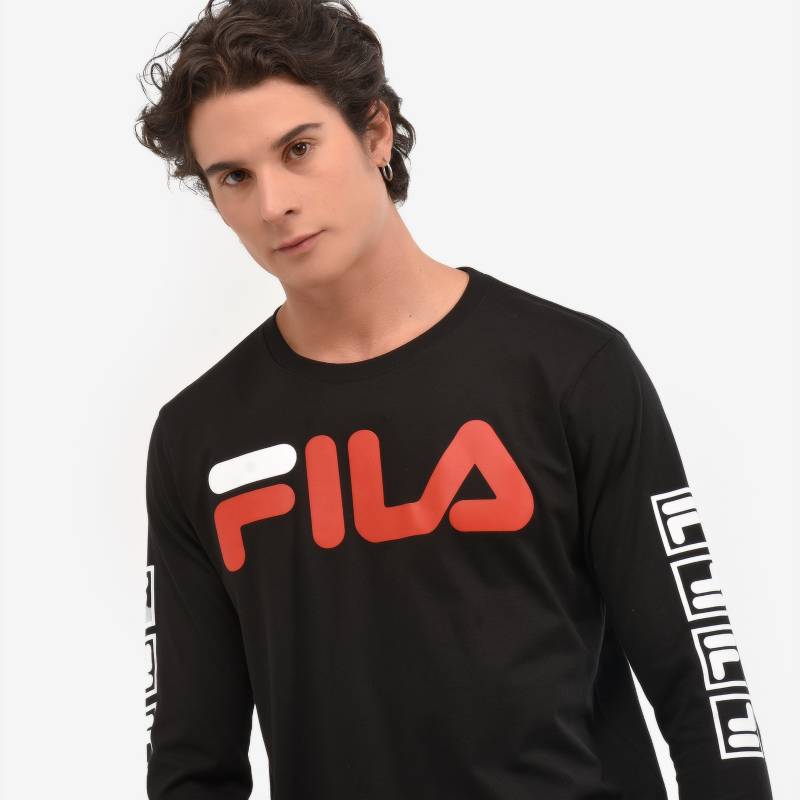 Inactivo desenterrar Seguir Camiseta Hombre Manga Larga Fila FILA | falabella.com