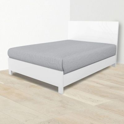 Cama Sencilla Zafiro Blanca Muebles Albura