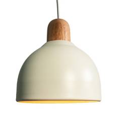 ILUMECO - Lámpara de Techo Ilumeco Decorativa Moderna Colgante Nazco Blanca 25 x 24 cm