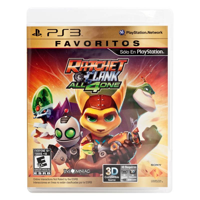 PLAYSTATION - Videojuego Favorito Ratchet Clank All 4one 