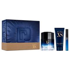 Paco Rabanne - Set de Perfume Hombre Paco Rabanne Pure xs 100 ml + Shower Gel 100 ml + Travel Spray 10 ml